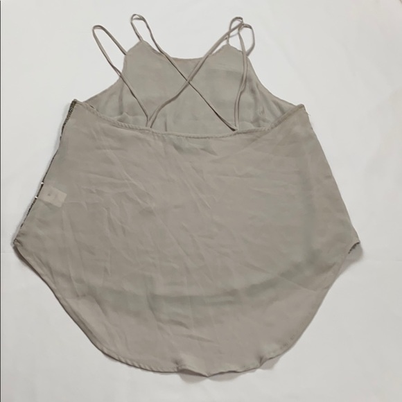 ASTR Python Print Strappy  Sequin Tank XS - Picture 5 of 6